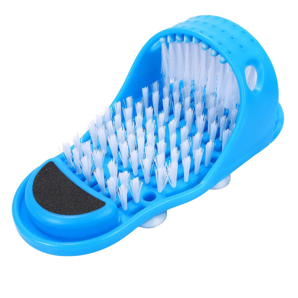 Simple Feet Cleaner,Evermarket Magic Foot Scrubber,Exfoliating Easy Cleaning Brush,Feet Washer Shower Spa Massager Slippers Foot Scrubber Slipper - BeesActive Australia