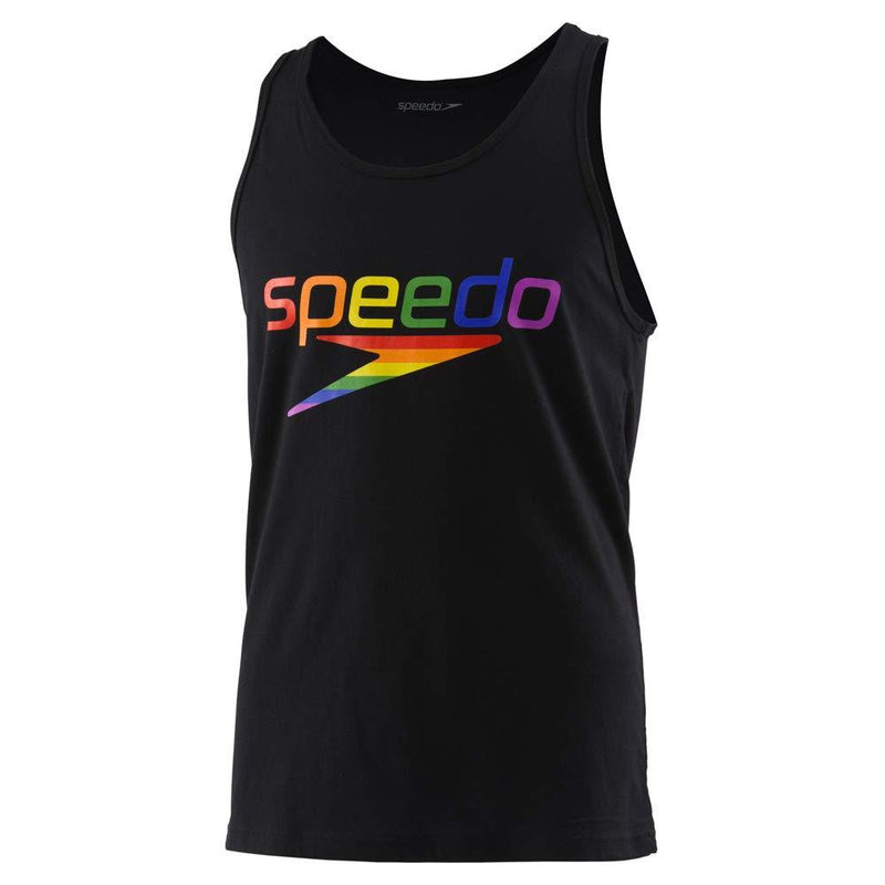 [AUSTRALIA] - Speedo Unisex-Adult Tank Top Sleeveless Pride Rainbow Brights Medium 
