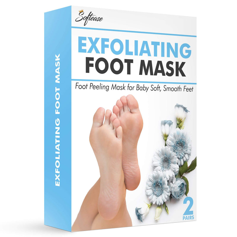 Foot Peel Mask 2 Pairs - Natural Foot Peeling Mask with Antioxidant Rich Formula for Softer, Smoother Feet in a Week | Remove Calluses & Dead Skin | Moisturize & Exfoliate Rough Feet | Baby Foot Peel - BeesActive Australia