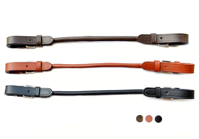 [AUSTRALIA] - Leather English Grab Strap for English Saddles Dark Brown 
