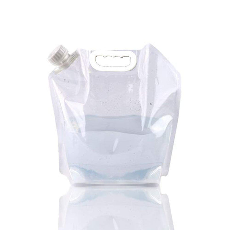 SUPANT Collapsible Emergency Water Jug Container Bag, Freezable, BPA Free Plastic Water Carrier Tank, Outdoor Folding Water Bag for Sport Camping Riding Mountaineer Backoacking, Food Grade 1.3Gallon/5L--1 pack - BeesActive Australia
