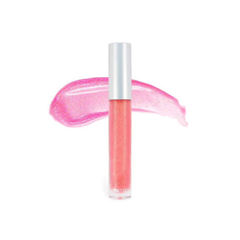 Winky Lux Disco Lip Gloss, pH Glitter Lip Gloss, Cute Color-Changing Pink for Glossier Lips with No Flavoring, 0.14 Oz, Hustle - BeesActive Australia