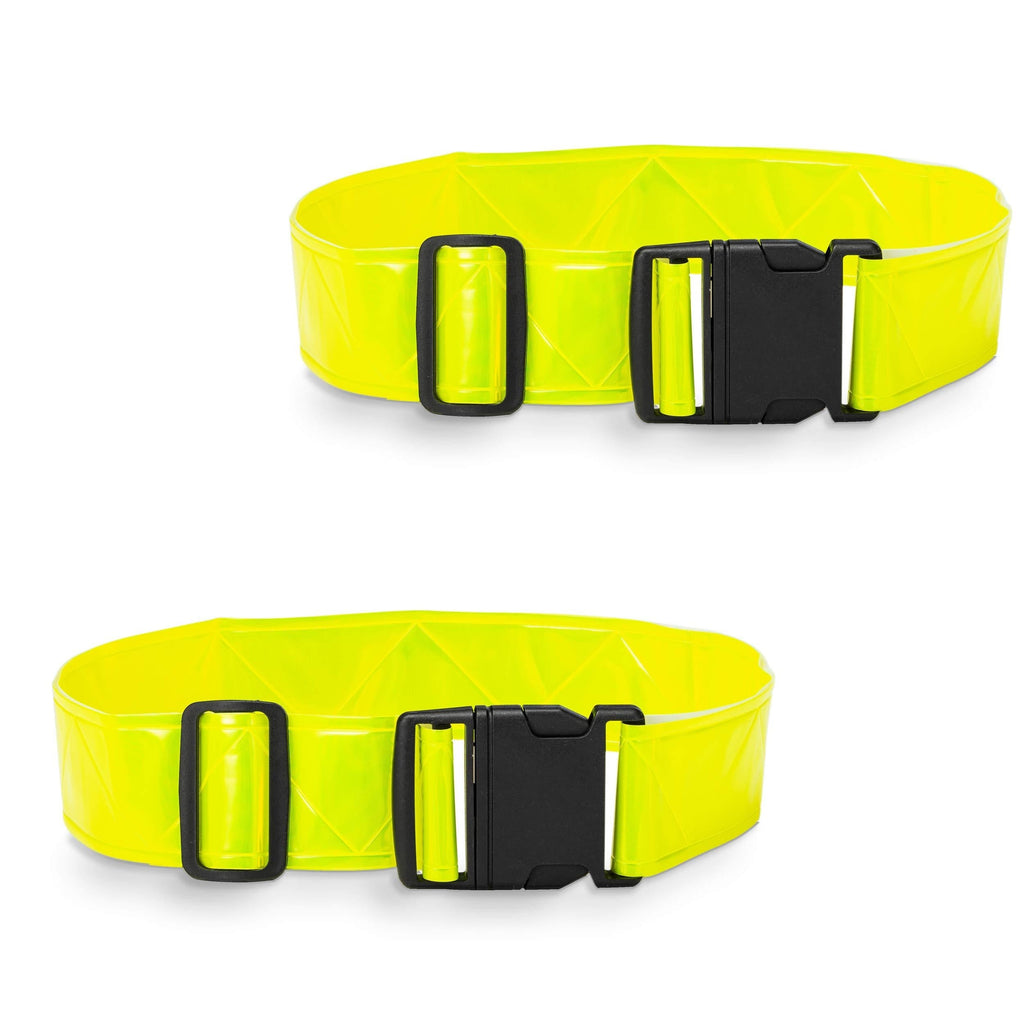 DASHGLOW - 2-4 Pack - Reflective Glow Belt Safety Gear, Pt Belt, for Running Cycling Walking Marathon Military 2 Pack - BeesActive Australia