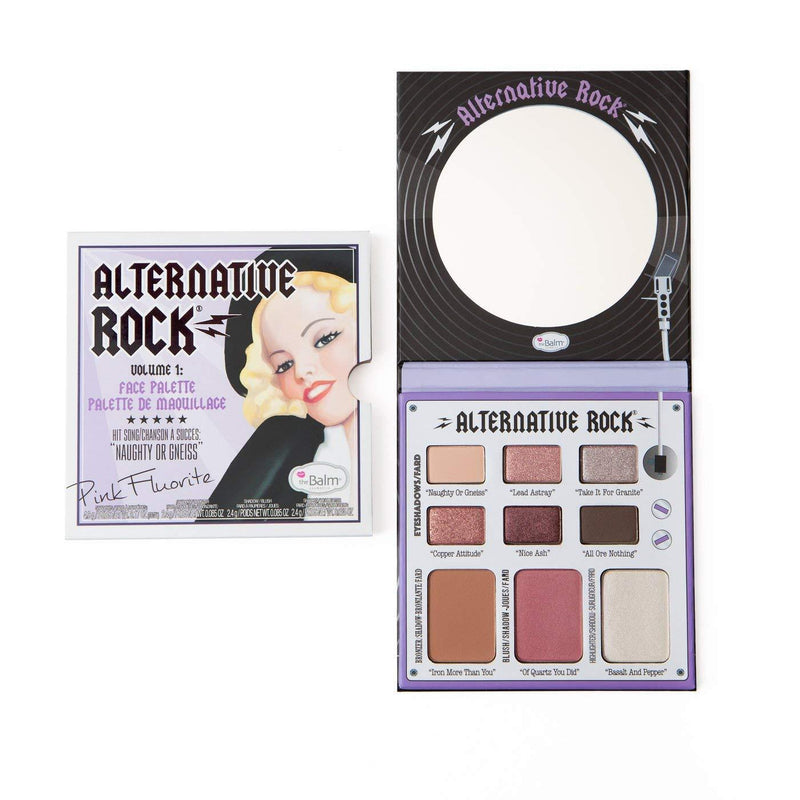 theBalm Alternative Rock Face Palette, Highlighter, Exclusive Shades, Long-Lasting, Durable Cosmetics, Reflective Finishes, Multi-Color 0.085 oz Vol. 1 - BeesActive Australia