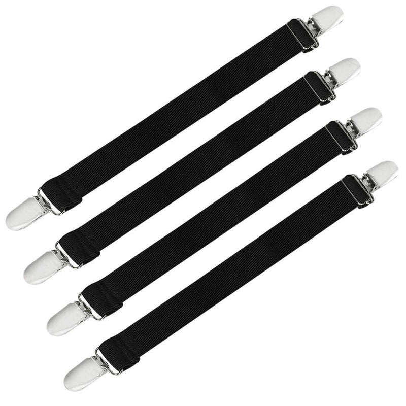Boncas Improved Adjustable Elastic Boot Clips Boot Straps Pant Clips Stirrups Leg Straps Keeping Your Pants Tucked Biker 4.7" -9" - BeesActive Australia