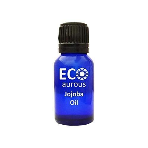 Jojoba Oil (Simmondsia Chinensis) 100% Natural, Organic, Vegan & Cruelty Free Jojoba Carrier Oil | Organic Cold Pressed Jojoba Oil | Pure Jojoba Oil by Eco Aurous (10ml (0.33oz)) - BeesActive Australia