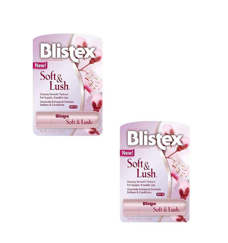 Blistex Soft & Lush Lip Balm, SPF 15 0.13 oz (Pack of 2) - BeesActive Australia