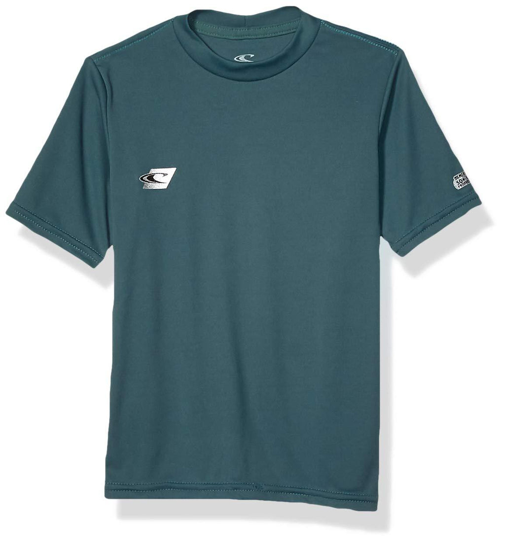 [AUSTRALIA] - O'Neill Wetsuits Kids' O'neill Youth Premium Skins UPF 50+ Short Sleeve Sun Shirt 6 Teal 