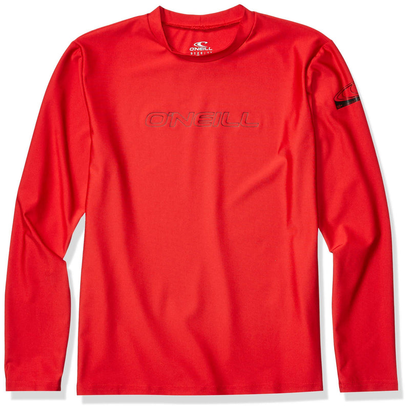 [AUSTRALIA] - O'Neill Youth Basic Skins UPF 50+ Long Sleeve Sun Shirt 12 Red 