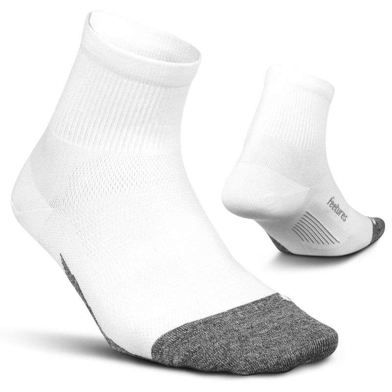 [AUSTRALIA] - Feetures Unisex Elite Ultra Light Quarter Sock X-Large Black 