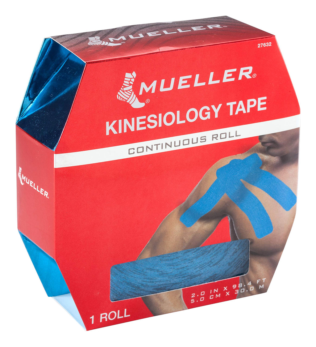 Mueller Kinesiology Tape, Continuous Roll, Blue, 30 Meters - BeesActive Australia