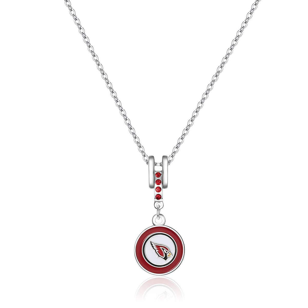 NFL Charm Necklace | Sports Fan Jewelry Gift | Fashion Jewelry | Birthday & Holiday Gifts for Women and Girls Arizona Cardinals - BeesActive Australia