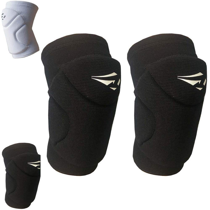 Volleyball Knee Pads with High Shock Absorbing Cushion,Adult Junior Youth Men &Women Boy Girls Gift (black, Middle and Large) black - BeesActive Australia