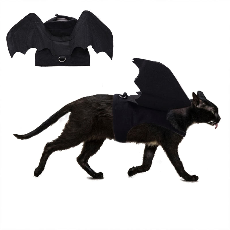 RYPET Dragon Cat Costume - Personalized Pet Costumes for Small Dogs Cats Halloween Party Bat Wings - BeesActive Australia