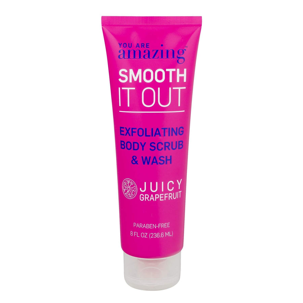 You Are Amazing Smooth it Out"Juicy Grapefruit" Exfoliating Body Scrub & Wash (8 oz) - BeesActive Australia