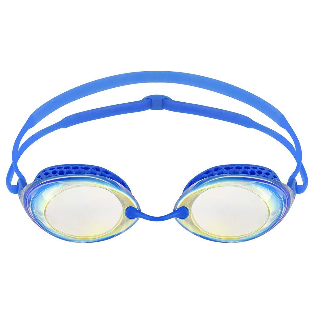 [AUSTRALIA] - LANE 4 iexcel Performance & Fitness Swim Goggle - Hydrodynamic Design, Anti-Fog UV Protection for Adults Men Women VX-940 -5.0 