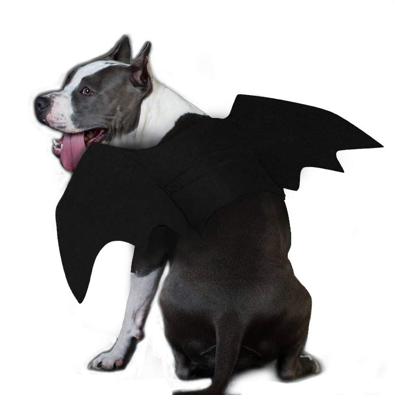 Ehdching Cat Costume Halloween Pet Bat Wings Cat Dog Bat Costume Large - BeesActive Australia