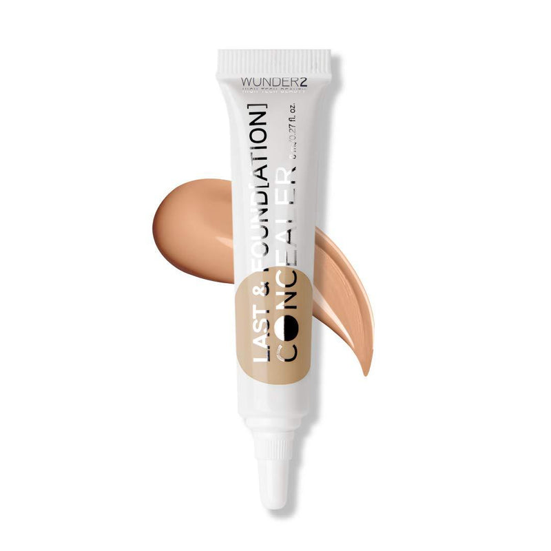 Wunder2 LAST & FOUNDATION Makeup Concealer for Long Lasting Coverage, Medium 0.27 Fl Oz - BeesActive Australia