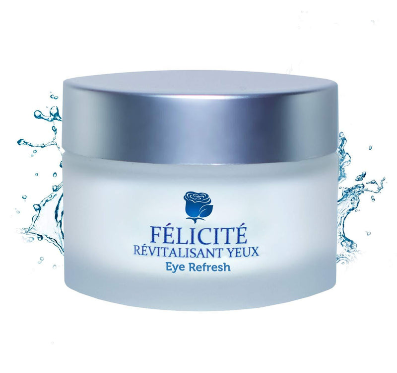 Félicité Natural Anti Aging Eye Cream: Under Eye Treatment for Dark Circles, Puffiness, and Eye Bags ~ Reduces Fine Lines & Wrinkles ~ Soothes, Hydrates, and Revitalizes - BeesActive Australia