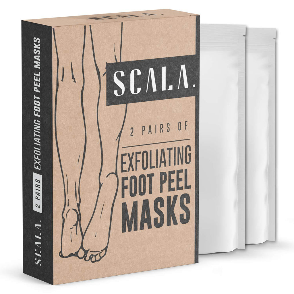 Foot Peel Exfoliating Mask (2 Pairs) for Soft Feet and Exfoliant Gel Peels Away Rough Dry Skin and Callus - BeesActive Australia