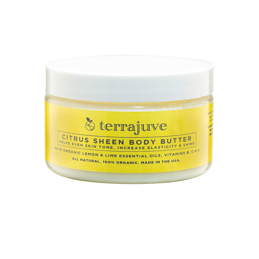 Lemon Body Butter Essential Cream Lotion for Women, Helps Even Skin Tone, Increase Elasticity, and Glow, with Organic Lemon and Lime, Shea Butter, Vitamins B, C and E, All Natural, Made in USA - BeesActive Australia
