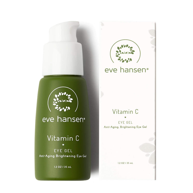 Eve Hansen Dermatologist Tested Vitamin C Eye Gel | Premium, Fragrance Free, Hypoallergenic Skin Brightening Spot Corrector, Eye Puffiness Treatment and Dark Circles Under Eye Treatment | 1.2 oz - BeesActive Australia