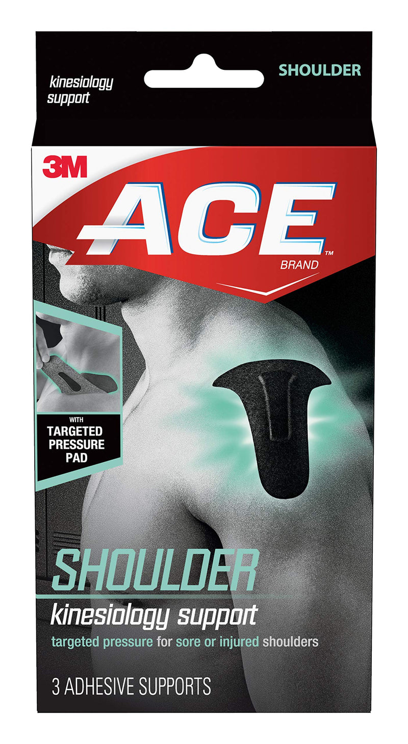 ACE Kinesiology Shoulder Support, Black.67 Inch x 5.79 Inch (900132) - BeesActive Australia