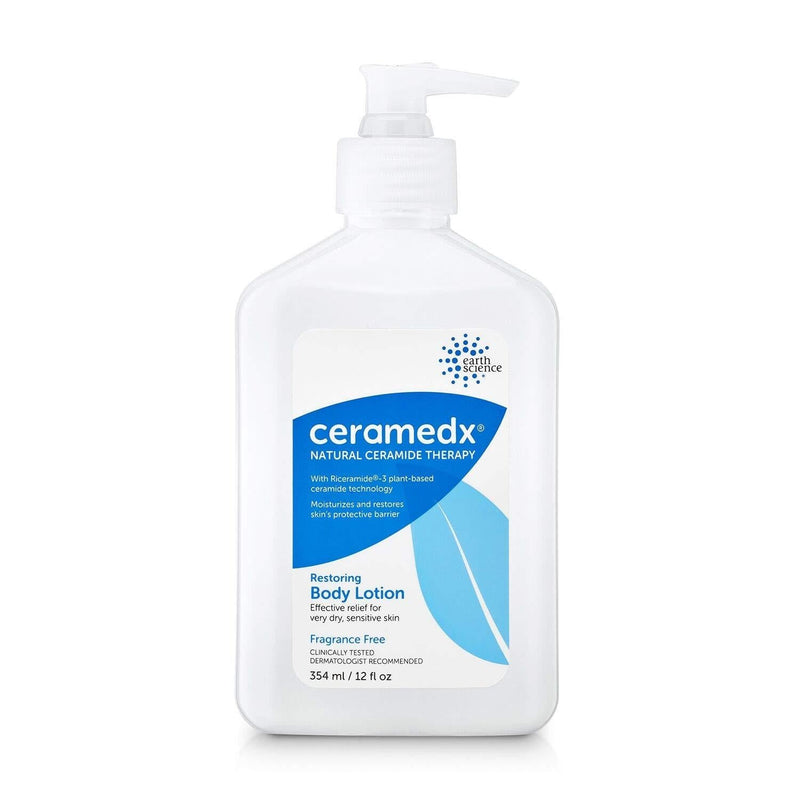 CERAMEDX - Restoring Body Lotion | Natural Ceramide Lotion for Dry, Sensitive Skin | Cruelty Free, Vegan & Fragrance Free | 12 fl oz - BeesActive Australia