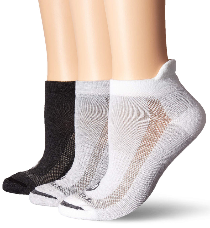 Merrell Women's 3 Pack Performance Hiker Socks (Low Cut Tab/Quarter/Crew) Low Cut Tab Grey White Mix (Low Cut Tab) Small - BeesActive Australia