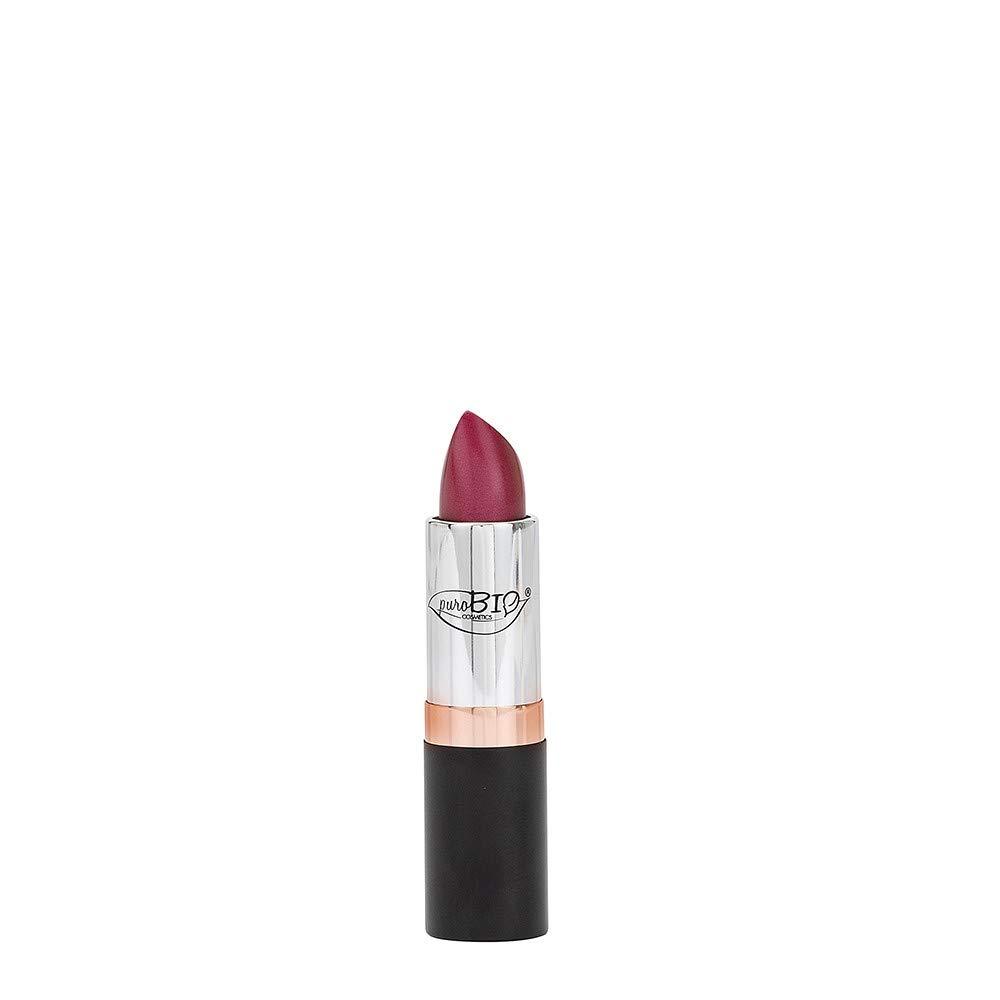 PuroBIO Certified Organic Nourishing, Intense Metallic Lipstick - no. 15 Metallic Viola- with Castor oil, Vitamins and Antioxidants. Organic. Nickel Tested. Made in Italy - BeesActive Australia