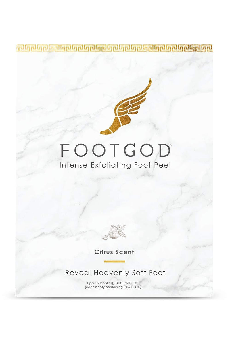 FootGod Exfoliating Foot Peel: Reveal Baby Smooth Feet, Moisturizing Aloe Gently Helps Peel Dead Skin, Eliminate Calluses with Luxury Skincare Technology - BeesActive Australia