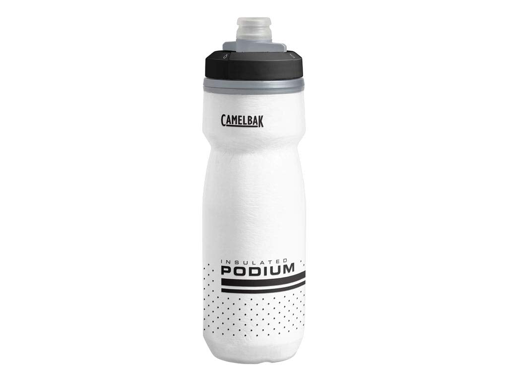 CamelBak Podium Chill Insulated Bike Water Bottle 21 oz, White/Black - BeesActive Australia