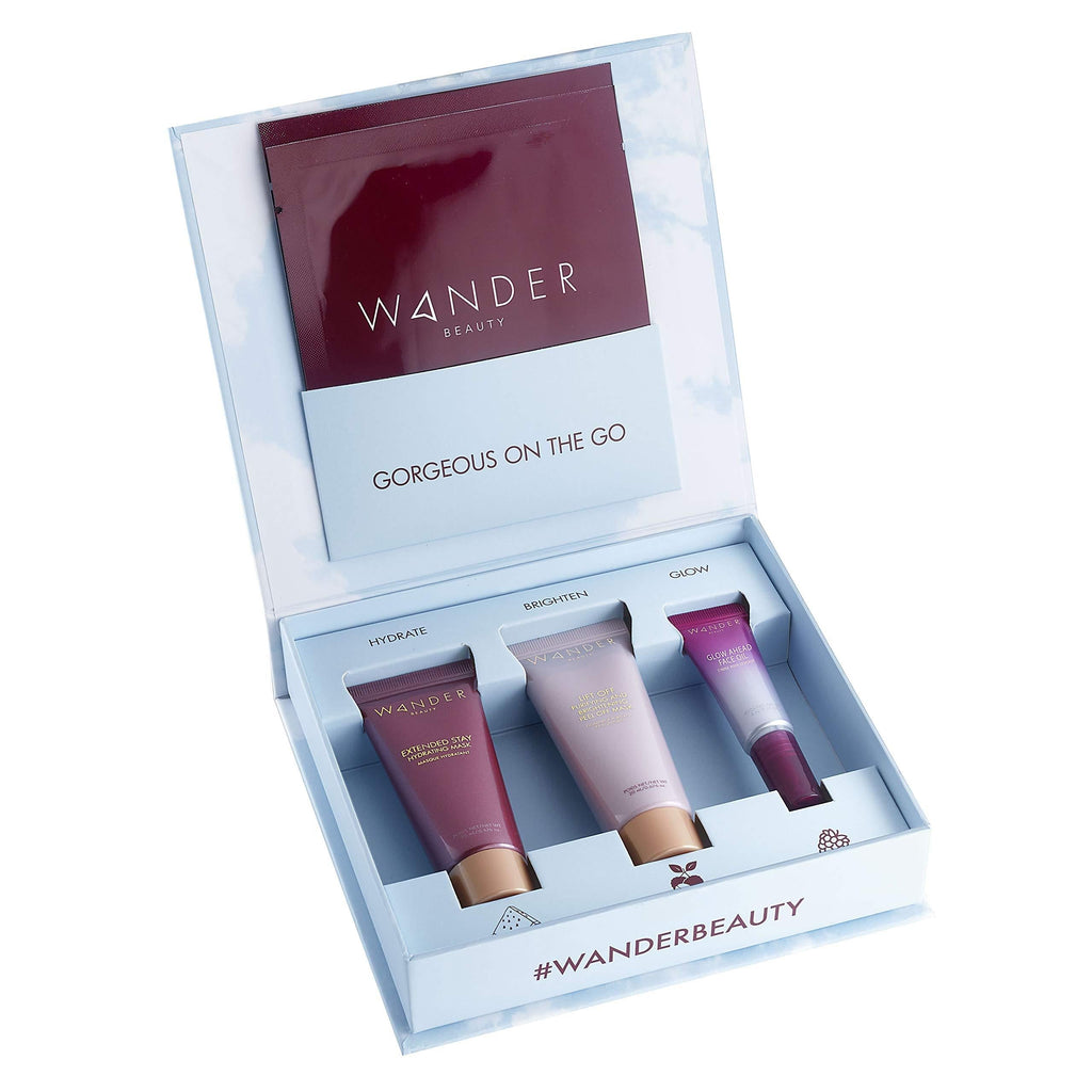 Wander Beauty Take Flight Skincare Discovery Kit - BeesActive Australia