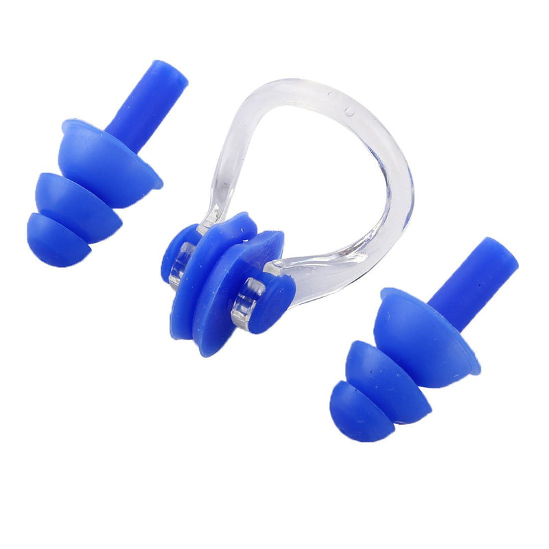 WATER FOXY Swimming Earplugs and Nose Clip - Comfortable Soft Silicone Noseclips & Ear Plugs Perfect for Adults or Kids – Good for Amateur & Experienced Swimmers - BeesActive Australia