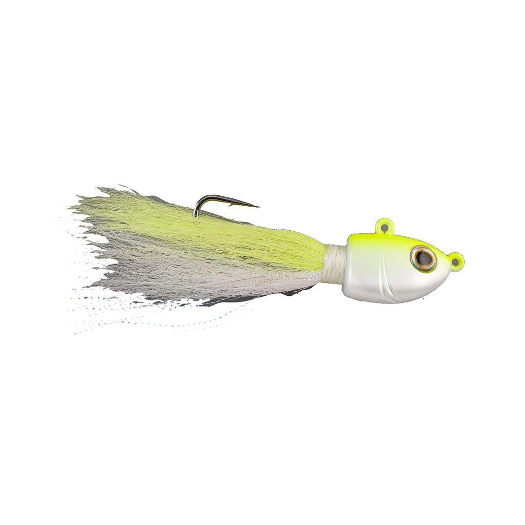 Berkley Fusion19 Bucktail Fishing Jigs Hook Size: 5/0 (3/4 Oz) (1 Count) White - BeesActive Australia