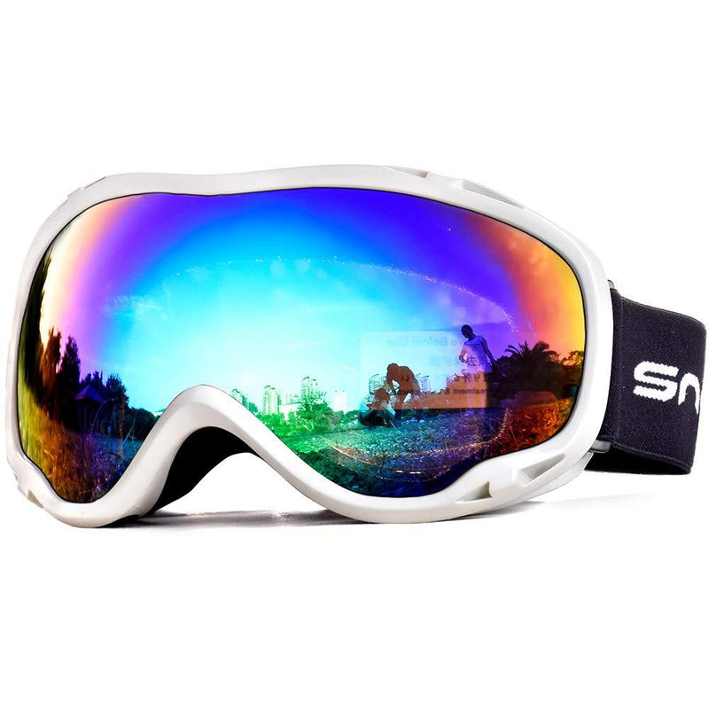 HUBO SPORTS Ski Snow Goggles for Men Women Adult,OTG Snowboard Goggles of Dual Lens with Anti Fog for UV Protection for Girls Ia#wbpgreen - BeesActive Australia