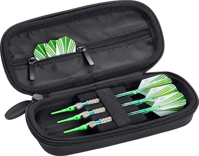 Casemaster Warden Dart Case for Steel and Soft Tip Darts, with a Tough EVA Foam Outer Shell for Maximum Toughness and Durability, Holds 3 Darts Black - BeesActive Australia