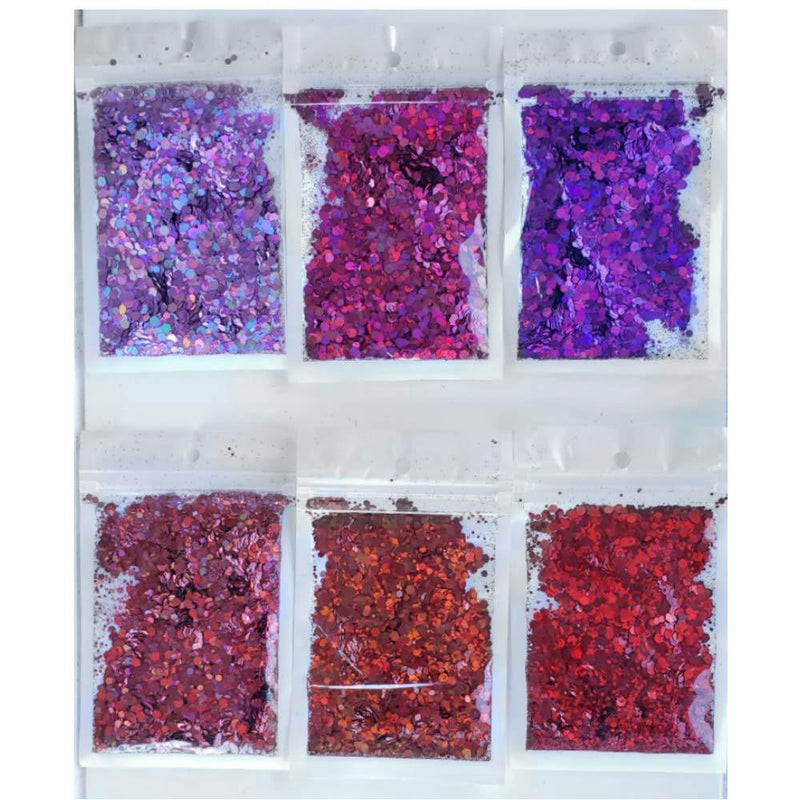 Holographic Body Glitter All 6 Colors 10g Bag by Powder and Chic (Girls Only) Girls Only - BeesActive Australia