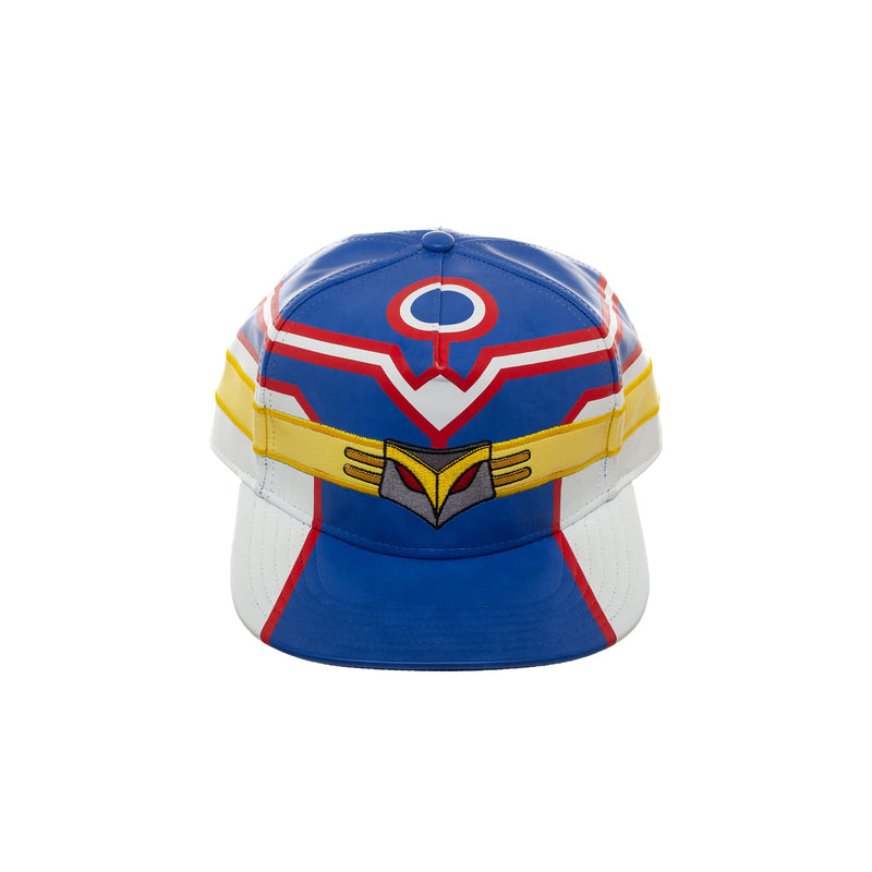 Bioworld My Hero Academia All Might Suit Up Snapback Hat Blue - BeesActive Australia