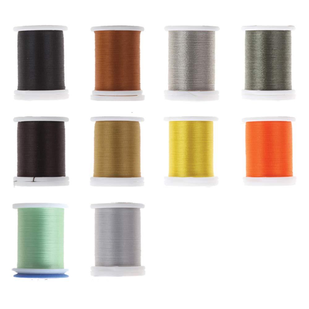 [AUSTRALIA] - Riverruns Super Realistic Standard Thread 3/0,6/0,8/0,Twisted Thread, Body Thread Fly Tying Material Proudly from Europe Tie Flies Body 10 Color/set Standard thread 8/0 