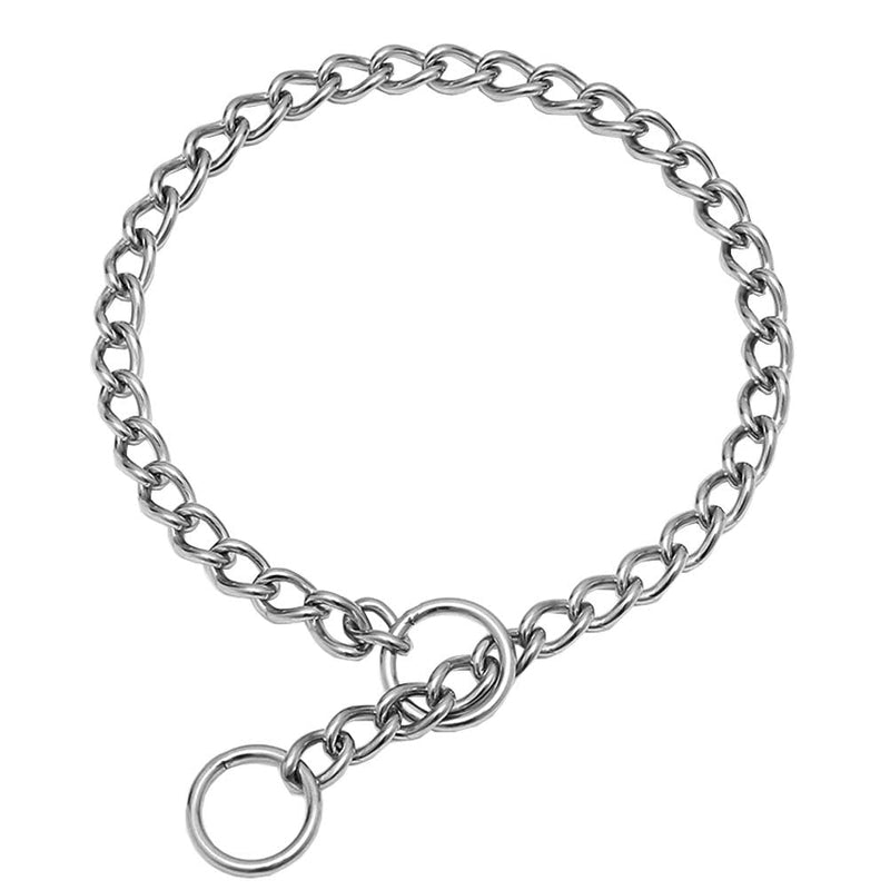 SGODA Chain Dog Training Choke Collar, 304 Stainless Steel 25", 4mm - BeesActive Australia