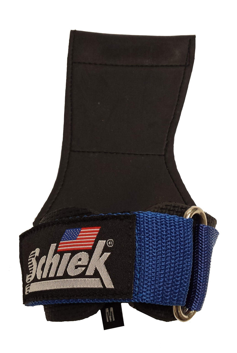 Schiek Sports Model 1900 Ultimate Grip Weight Lifting Straps - Pink Blue Large - BeesActive Australia