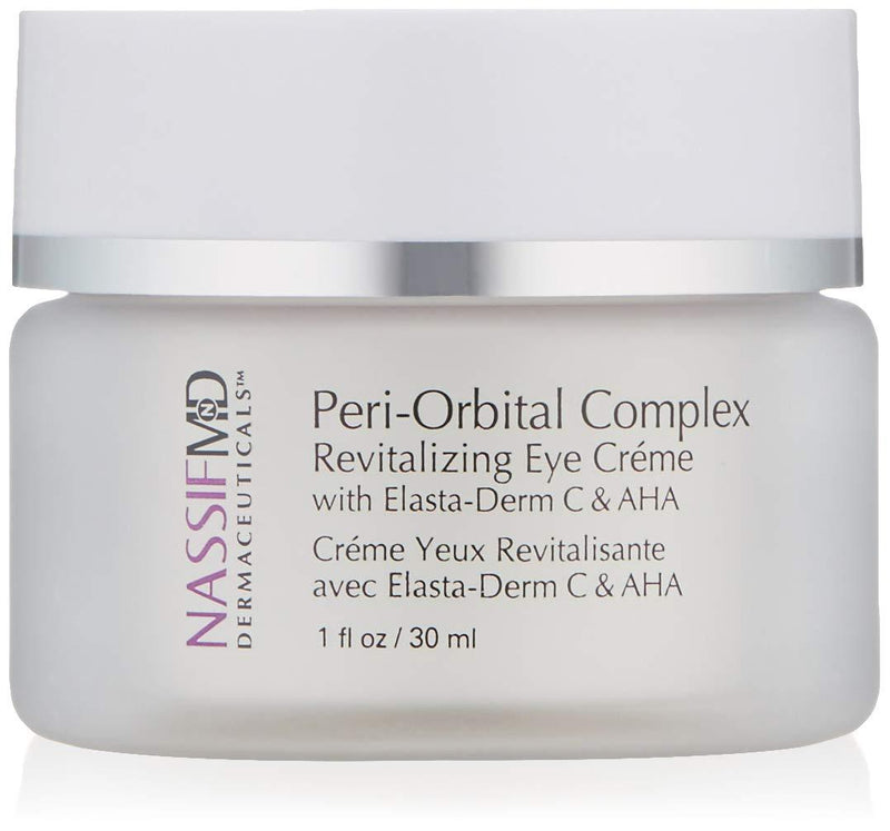 NassifMD Peri-Orbital Eye Complex, Regenerating Under Eye Cream for Fine Lines & Wrinkles, Anti Wrinkle Cream For Younger Looking Skin (1 fl oz) - BeesActive Australia