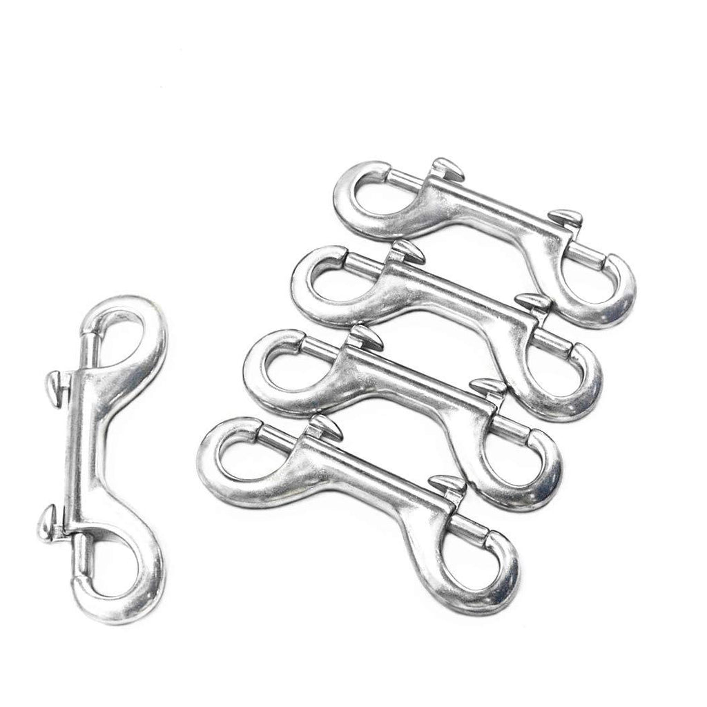 [AUSTRALIA] - Long Buy Stainless Steel 316 Marine Grade Double End Bolt, Double Ended Snap Hook, Snap Bolt Trigger Chain Clip, 3-1/2", 4", 4-1/2", Pack of 3/5 5Pcs 3-1/2"(90mm) 