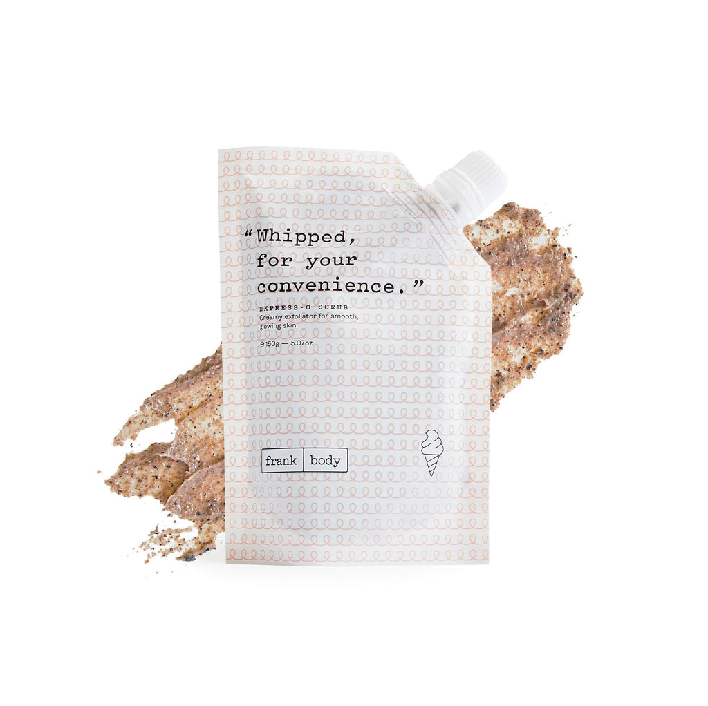 Frank Body Express-O Coffee Scrub, 5.07oz | Natural & Cruelty Free & Mess-Free Exfoliating Body Scrub | Creamy Vegan Skin Care Scrub | Nourishing Scrub Smooths And Moisturizes Skin | 1ct - BeesActive Australia