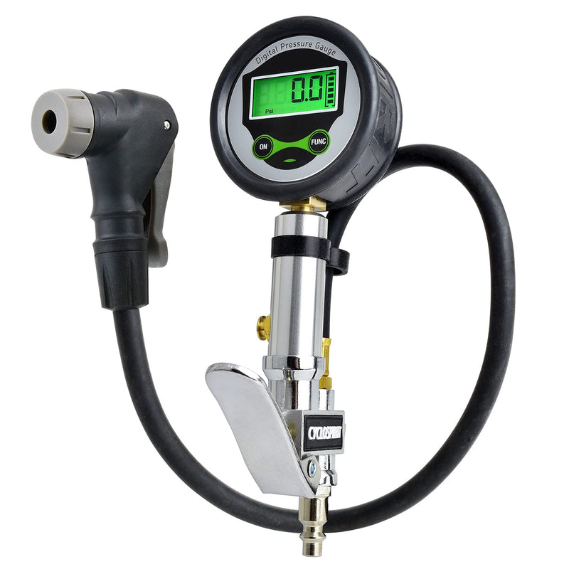 Digital Universal Bicycle Tire Inflator Gauge with Auto-Select Valve Type - Presta and Schrader Air Compressor Tool - BeesActive Australia