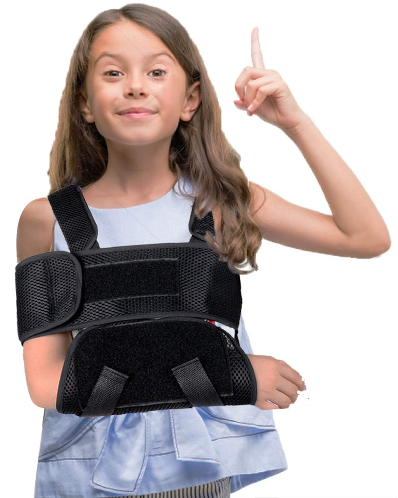 DouHeal Medical Kids Arm Sling, Breathable Material, Ultimate Comfort, Fully Adjustable Rotator Cuff, Elbow Support for Broken, Fractured Arm and Shoulder Injury, Immobilizer Band for Quick Recovery 1 Count (Pack of 1) - BeesActive Australia