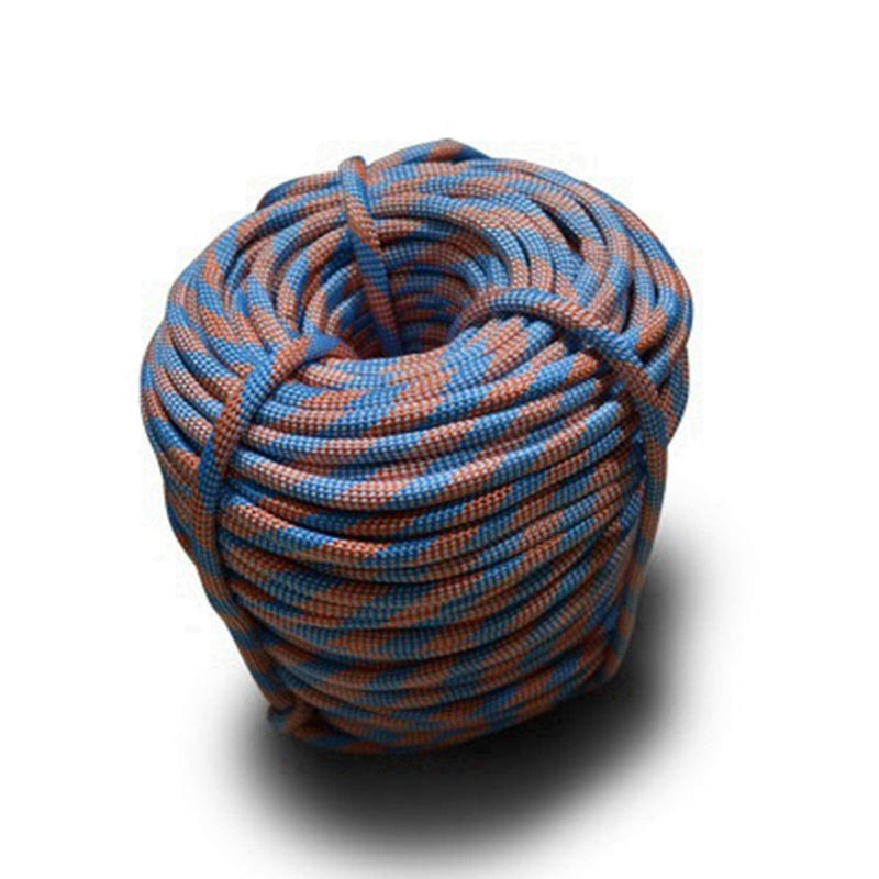 DESERT & FOX Outdoor Emergency Rope,Camping Ropes Climbing Ropes Diameter 9mm 10m/20m/30m/50m Wear Resistant High Strength Hiking Accessory Tool Blue 10m/32.8ft - BeesActive Australia
