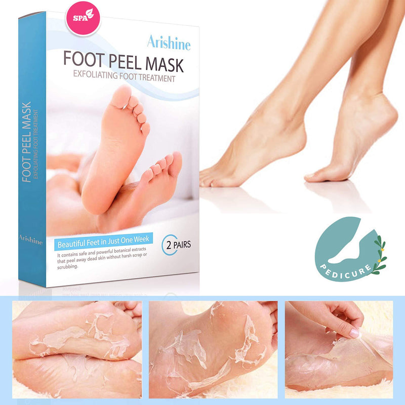 Exfoliating Foot Peel Mask, Soft & Smooth Feet, Peeling Away Rough Dead Skin & Calluses in 1-2 Weeks, Repairing Exfoliant Treatment - BeesActive Australia