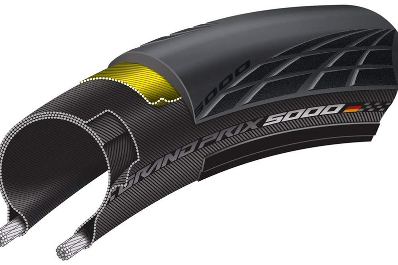 Continental Grand Prix 5000 X 700 Chili Cycling tire Clincher 650 x 25b - BeesActive Australia
